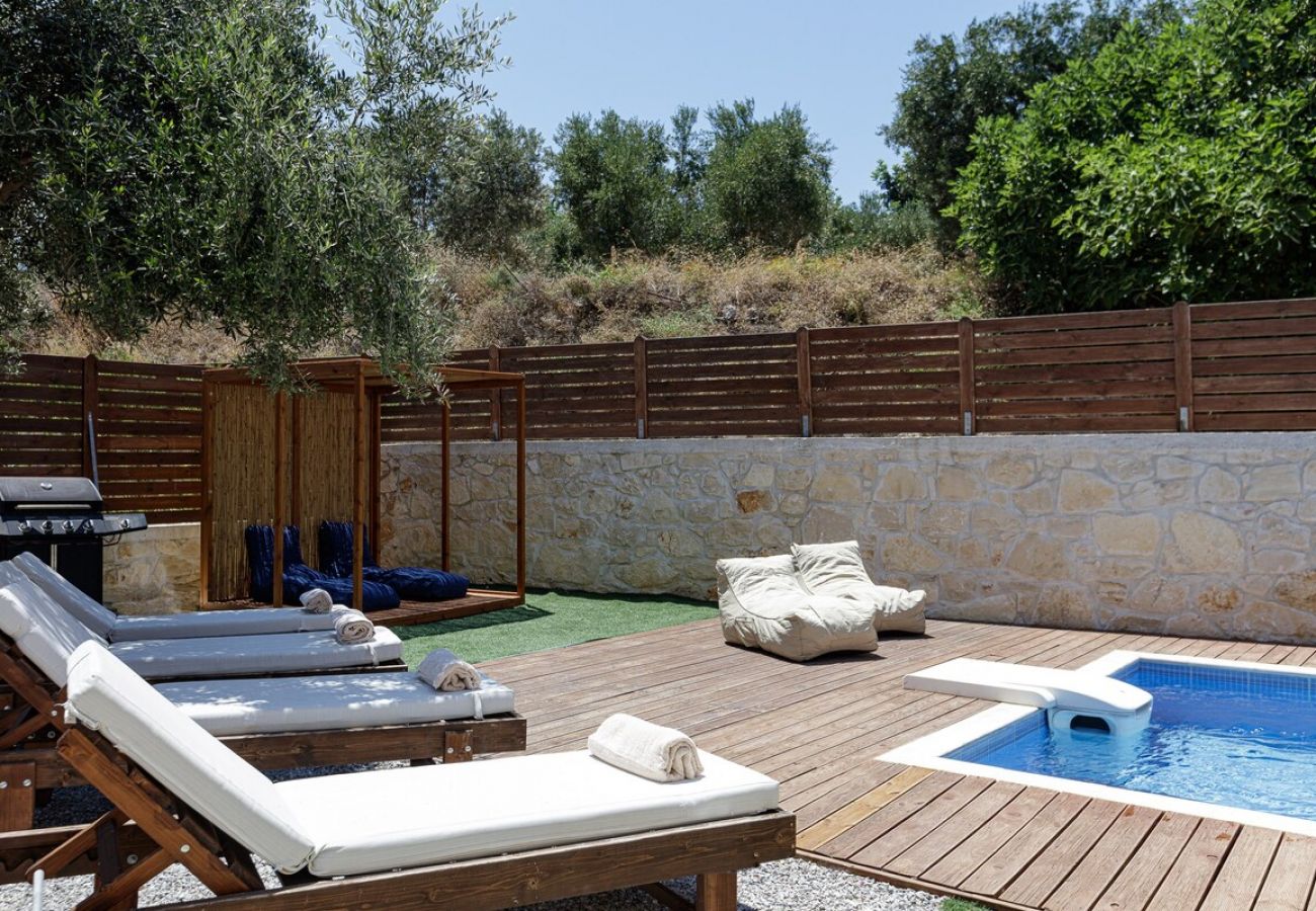 Villa in Rethymno - Villa Prima – mit privatem beheiztem Pool und Whirlpool