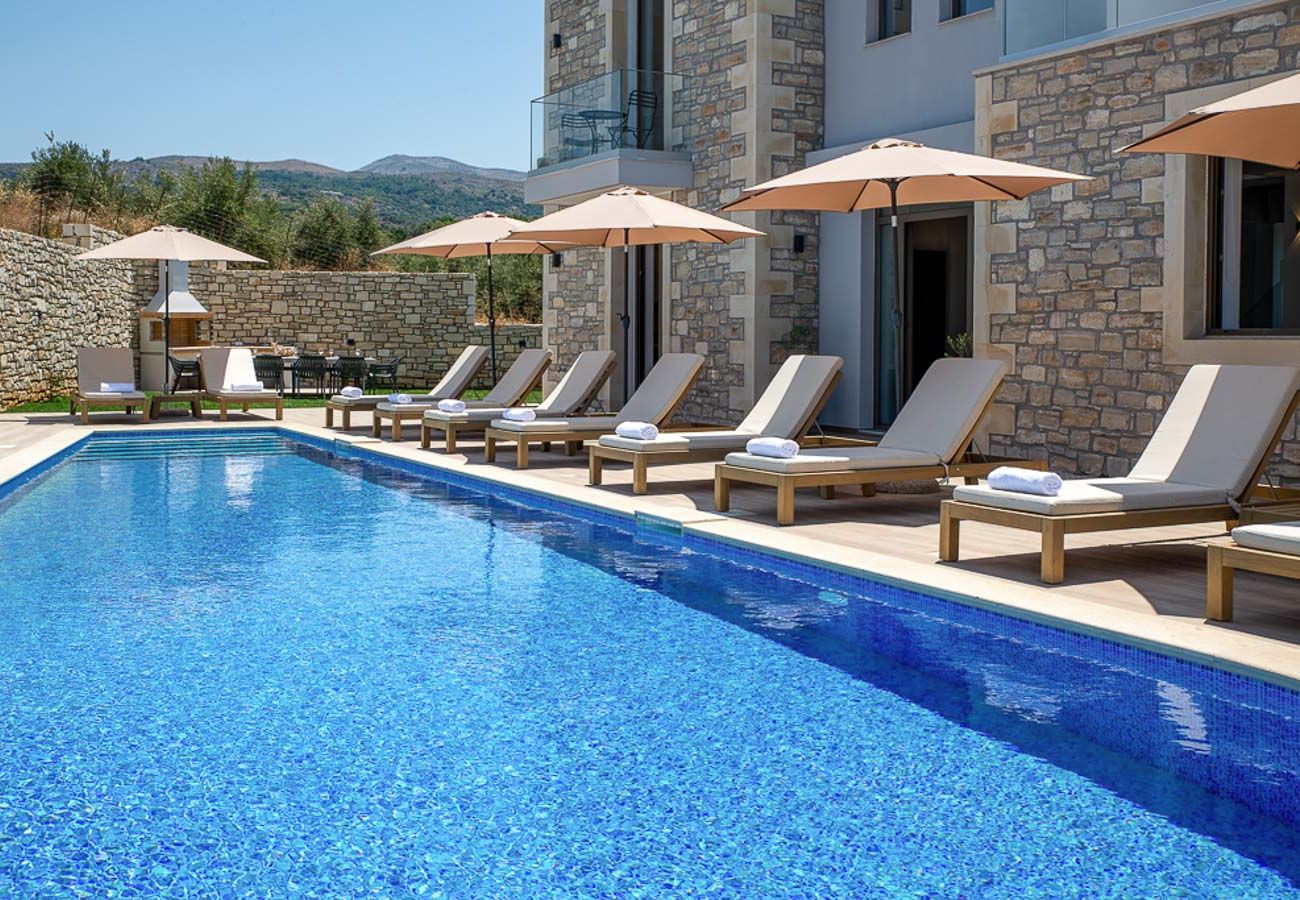 Villa in Eleftherna - GRAND RESORT VILLA – Mit privatem Pool