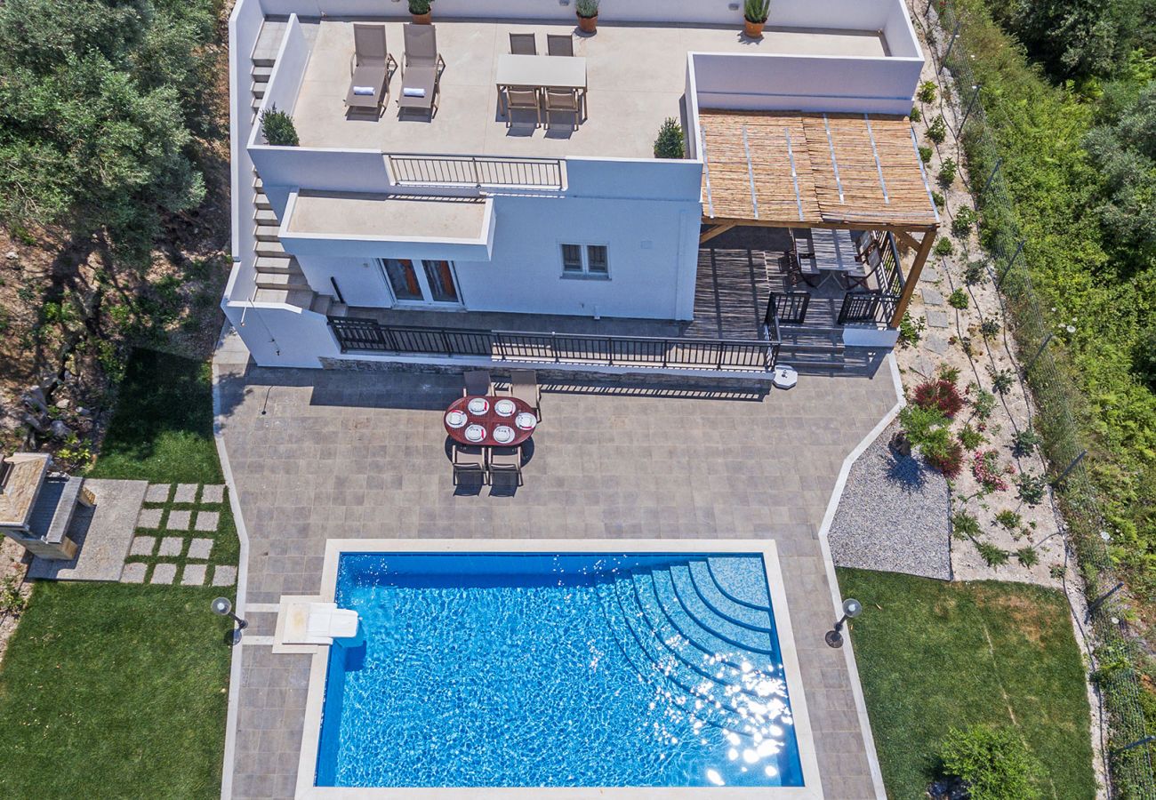 Villa in Pagkalochori - Villa Guinevere-mit privatem Pool