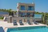Villa in Atsipopoulo -  Luxusvilla AQUA mit 2 privaten Pools