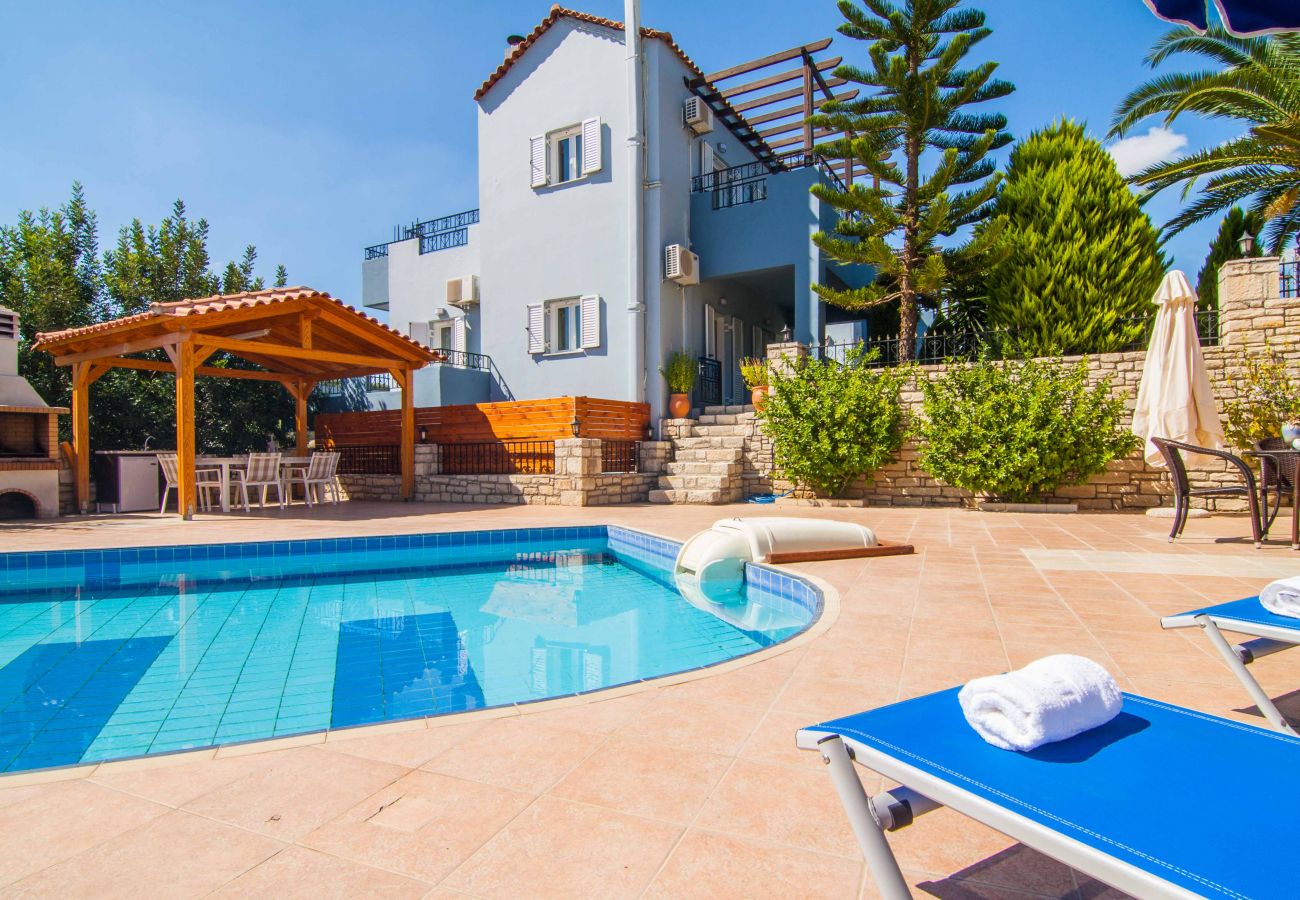 Villa in Perama - Blue Villa 1 - Mit privatem Pool