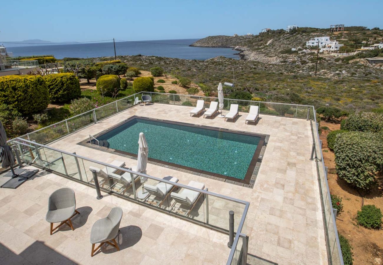 Villa in Stavros - Luxuriöse Villa Atlantic – mit privatem Pool