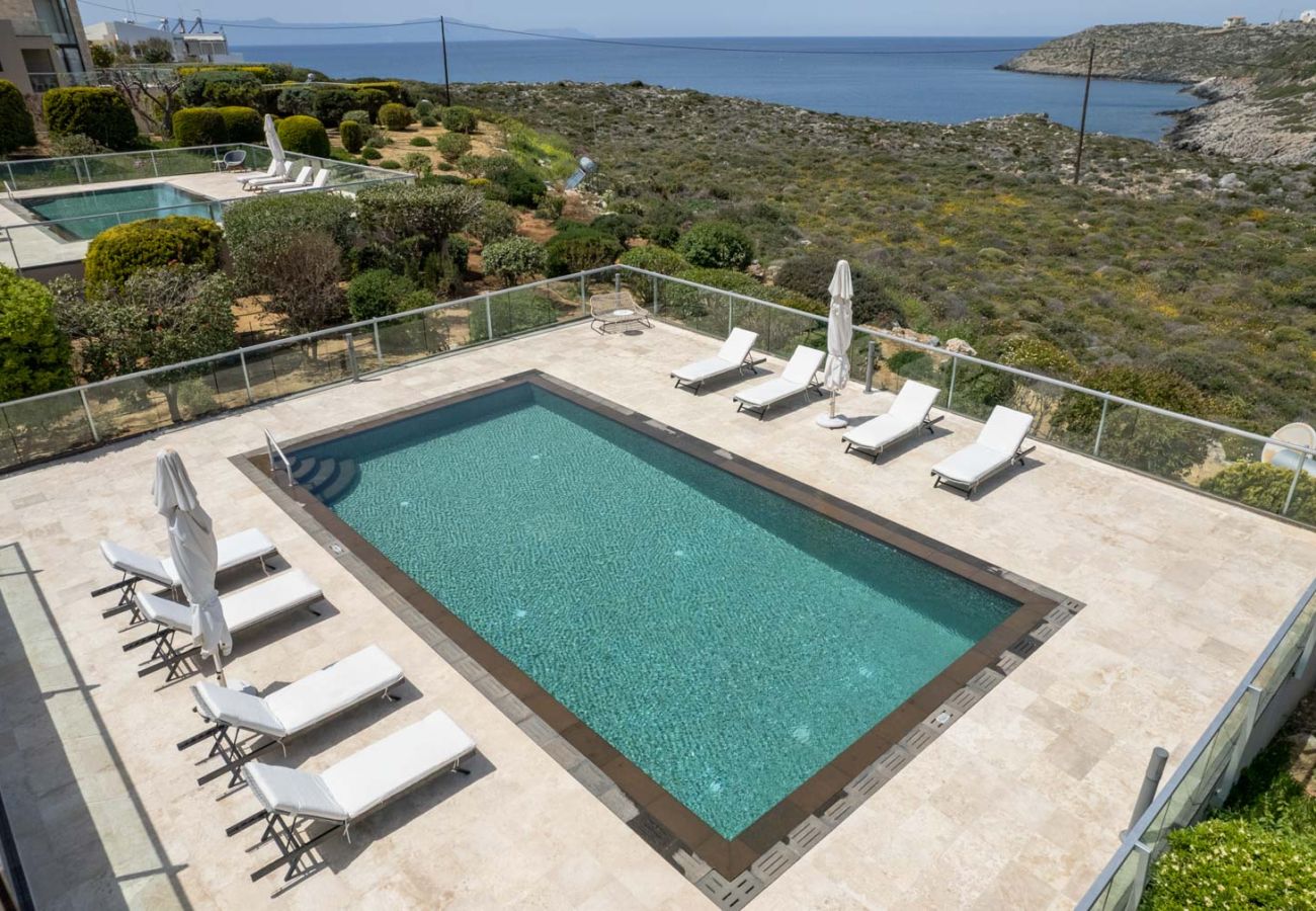 Villa in Stavros - Luxuriöse Villa Pacific – mit privatem Pool