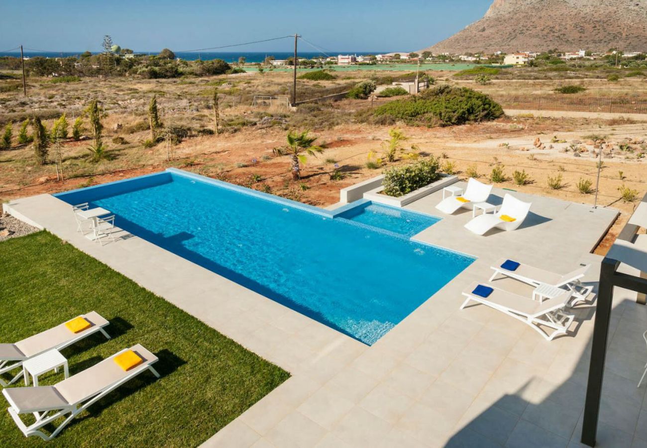 Villa in Chania - Luxuriöse Villa Andrae – mit privatem beheiztem Pool