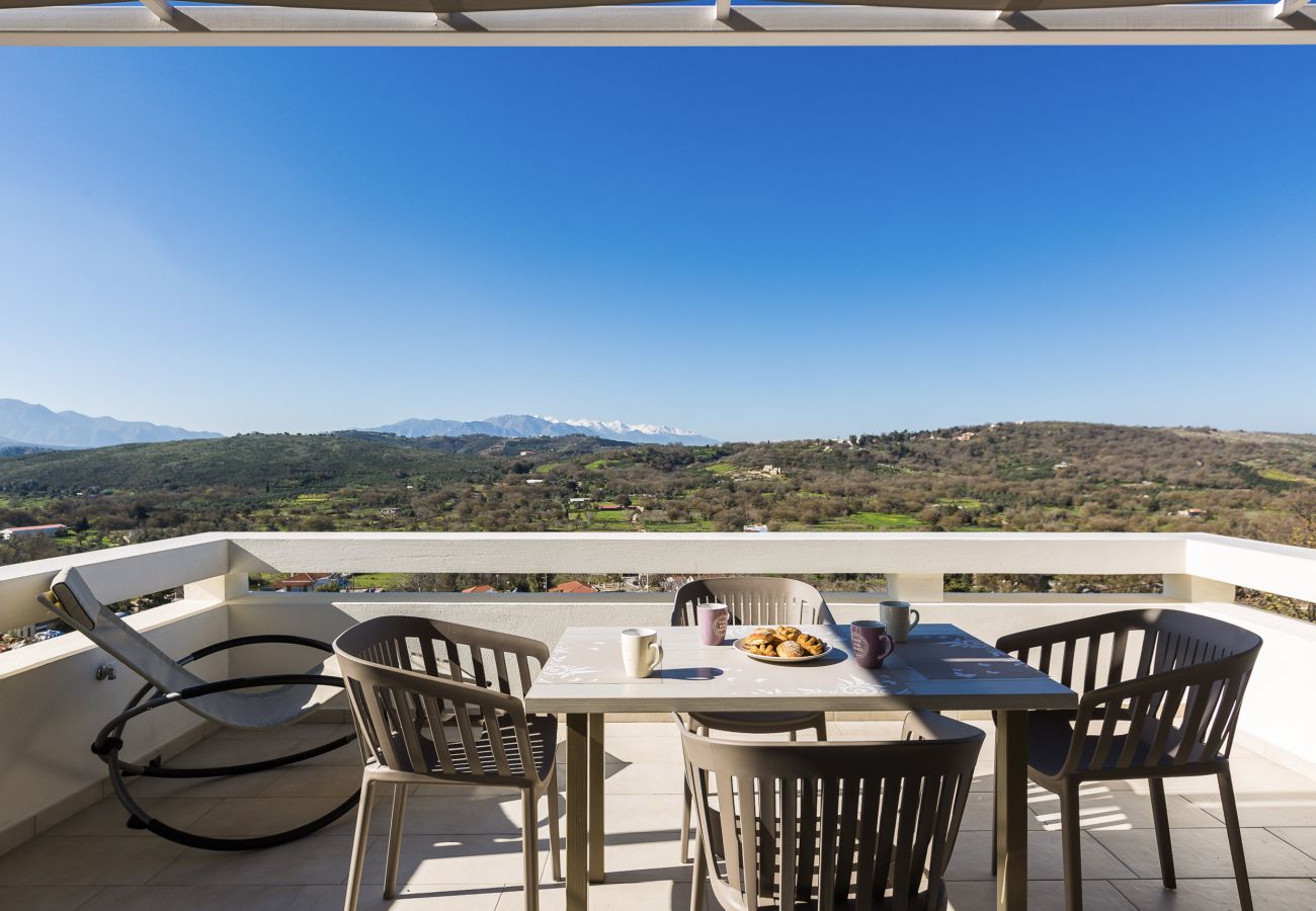 Villa in Armeni - Three Moirai Villa – mit 2 beheizten Pools