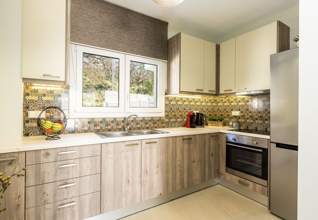 Villa in Armeni - Three Moirai Villa – mit 2 beheizten Pools