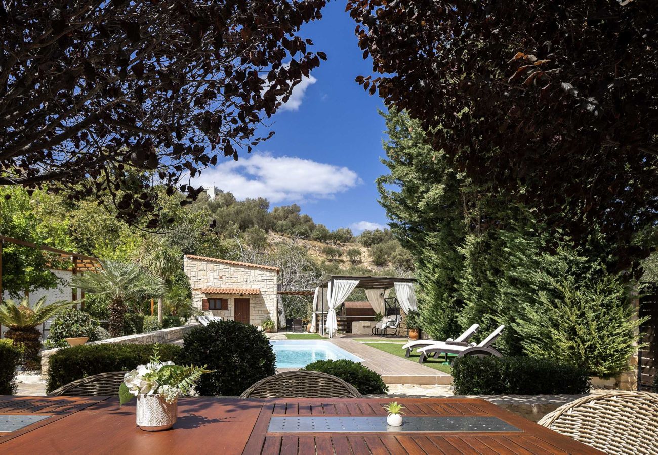 Villa in Xiron Chorion - Maratho Villa – mit privatem Pool