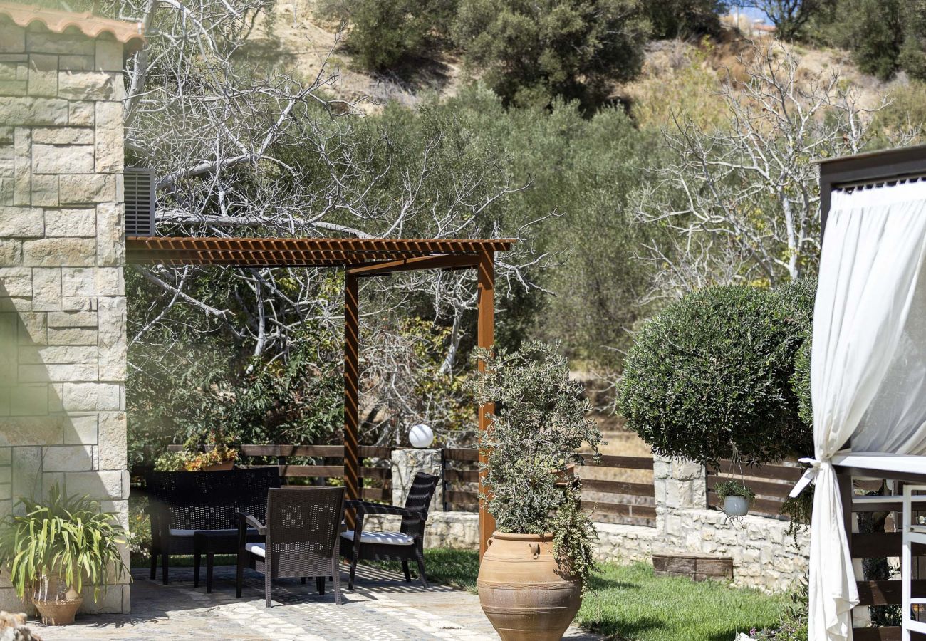 Villa in Xiron Chorion - Maratho Villa – mit privatem Pool