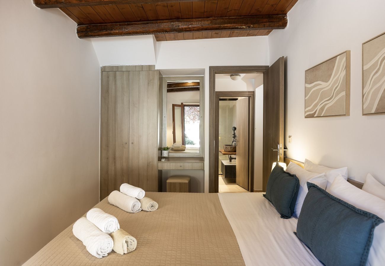 Villa in Xiron Chorion - Maratho Villa – mit privatem Pool