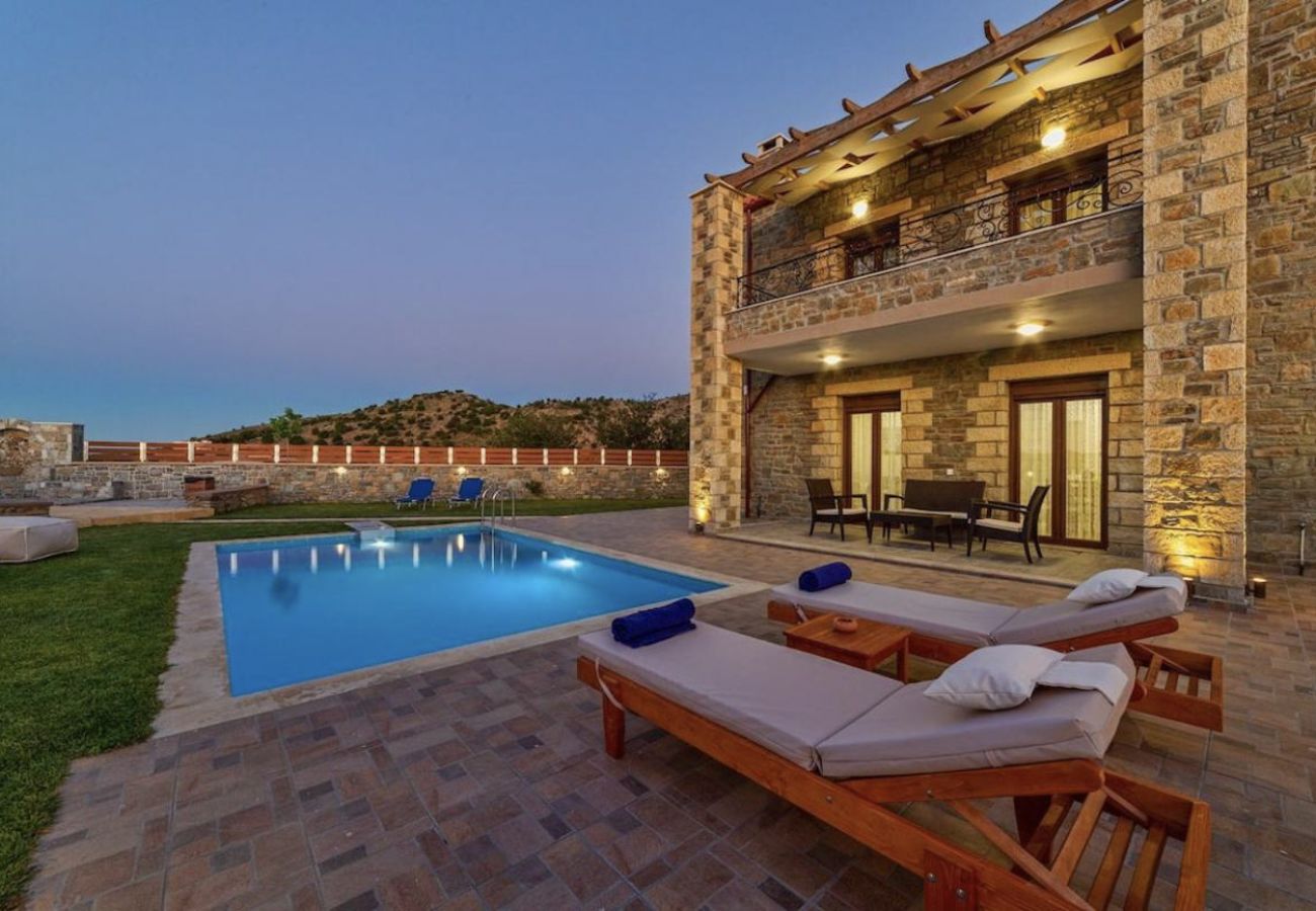 Villa in Zoniana - Asfedamos Villen – mit 2 privaten Pools