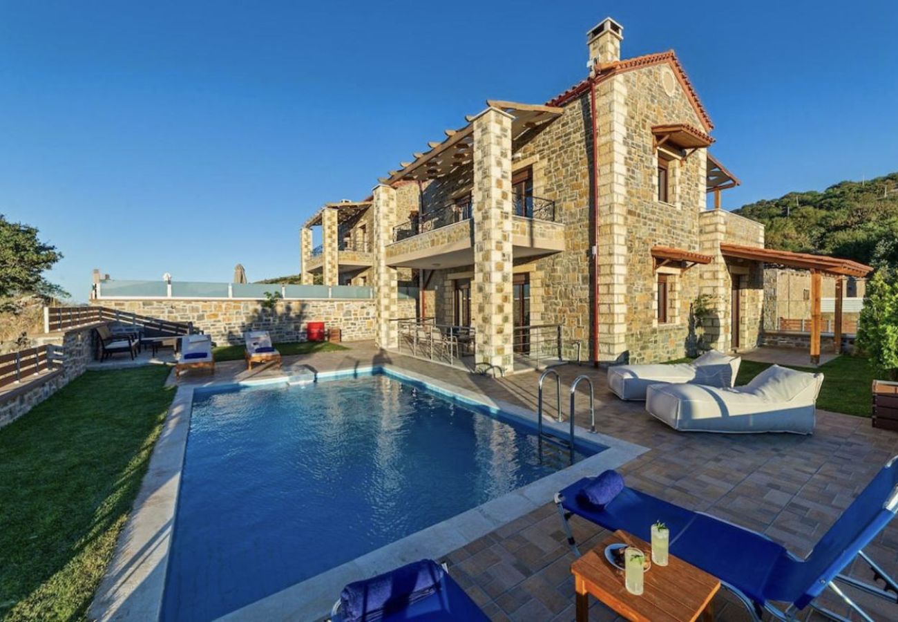 Villa in Zoniana - Asfedamos Villen – mit 2 privaten Pools