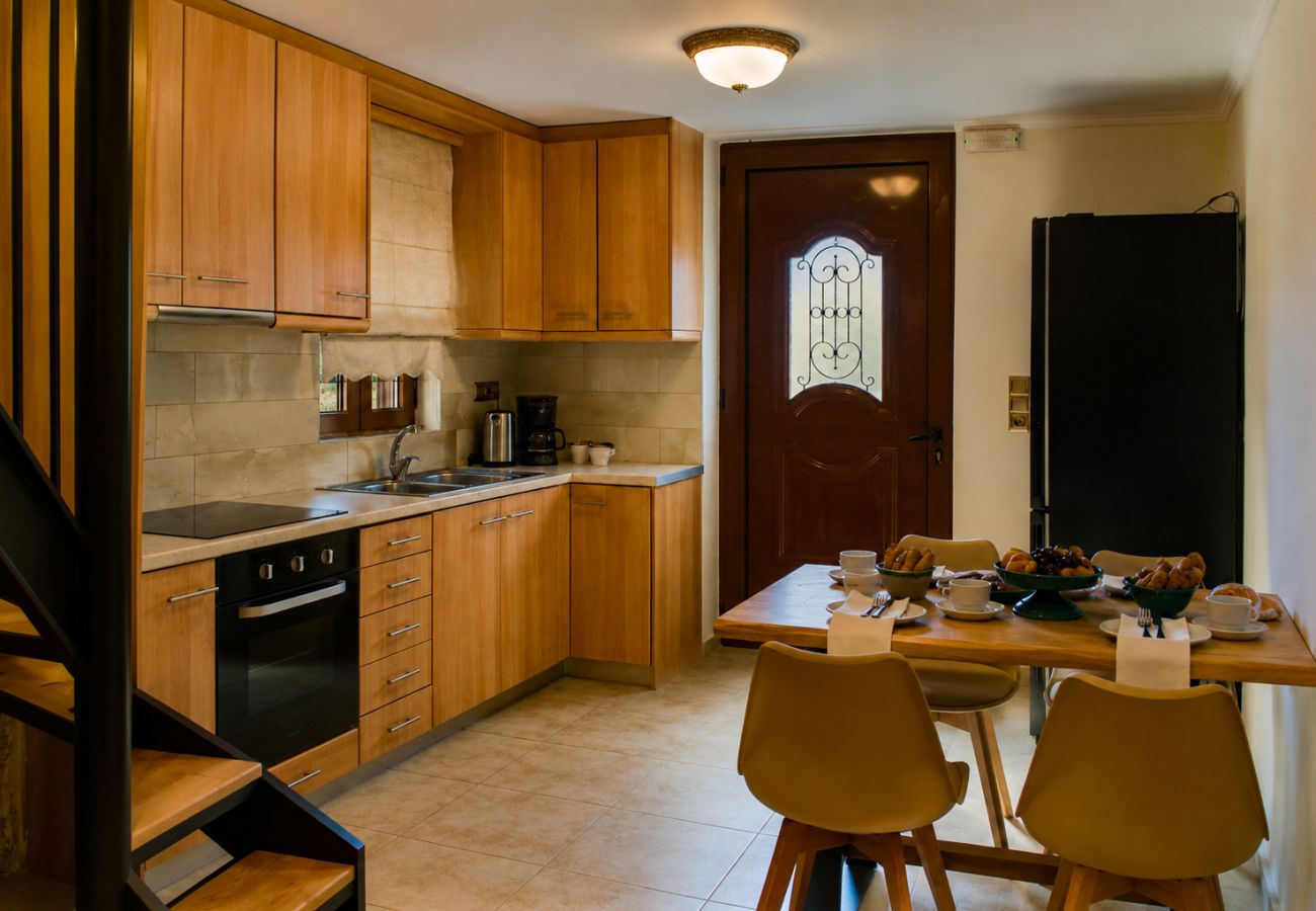 Villa in Saitoures - Villa Methorion Maner - With Private Pool