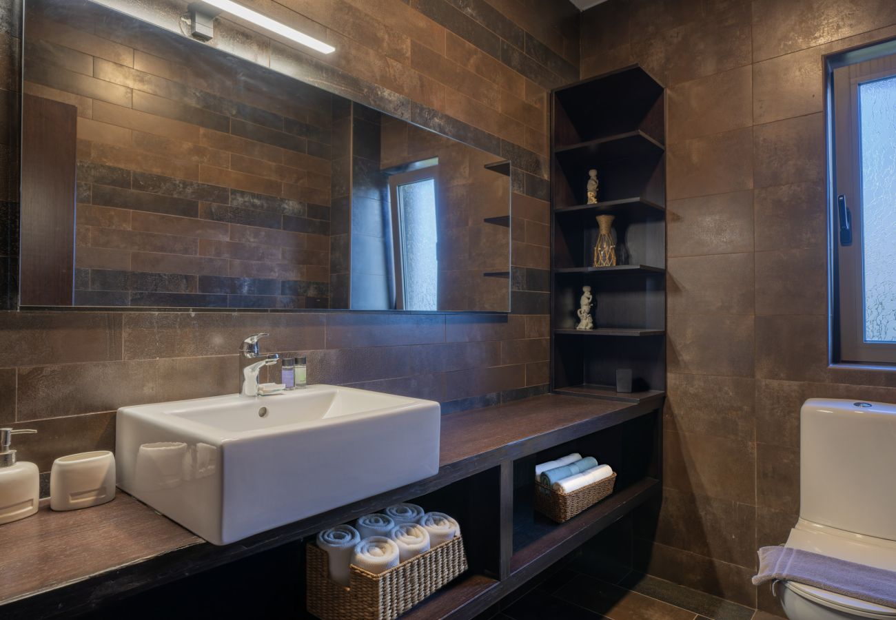 Villa à Tria Monastiria - Villa Sfedami - Pool with Children Safety Fence