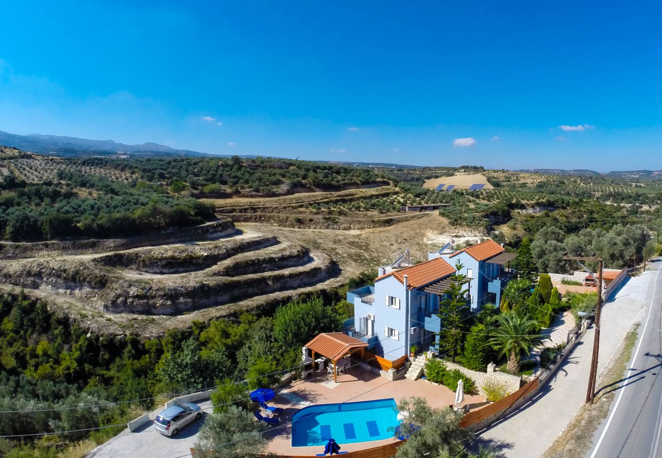 Villa à Perama - Blue Villa 1 - With Private Pool