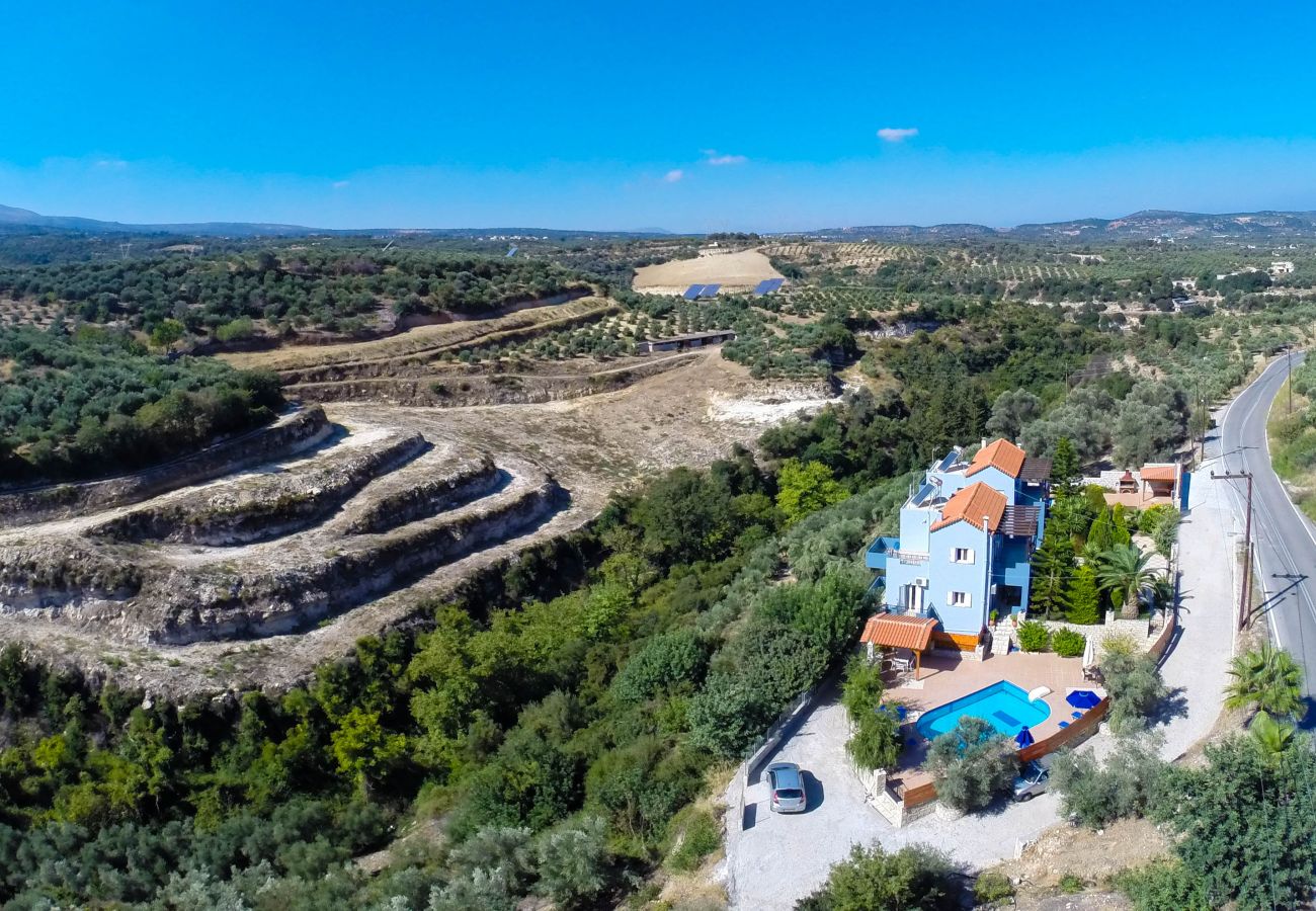 Villa à Perama - Blue Villa 1 - With Private Pool