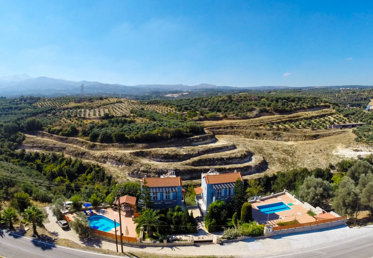 Villa à Perama - Blue Villa 1 - With Private Pool