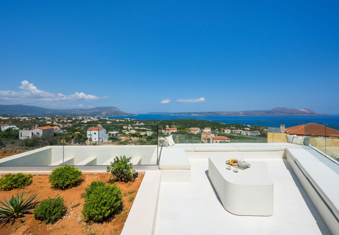 Villa à Almirida - Luxurious Villa Thyrsus - With Private Heated Pool