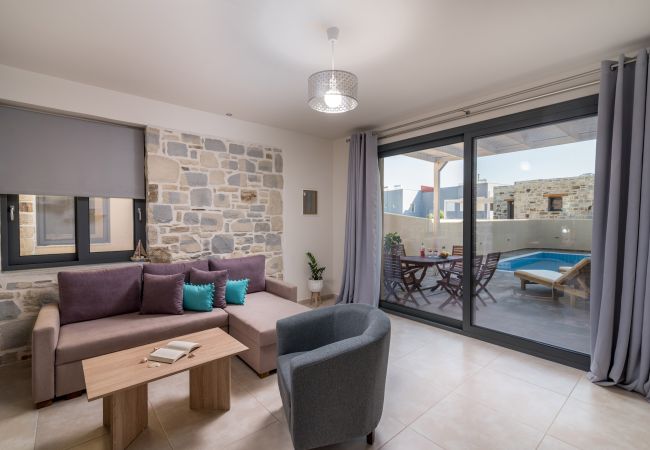 Villa à Kokkinos Pirgos - ELMARA Luxury Villa 2 - Next to the Beach Villa à Kokkinos Pirgos - ELMARA Luxury Villa 2 - Next to the Beach