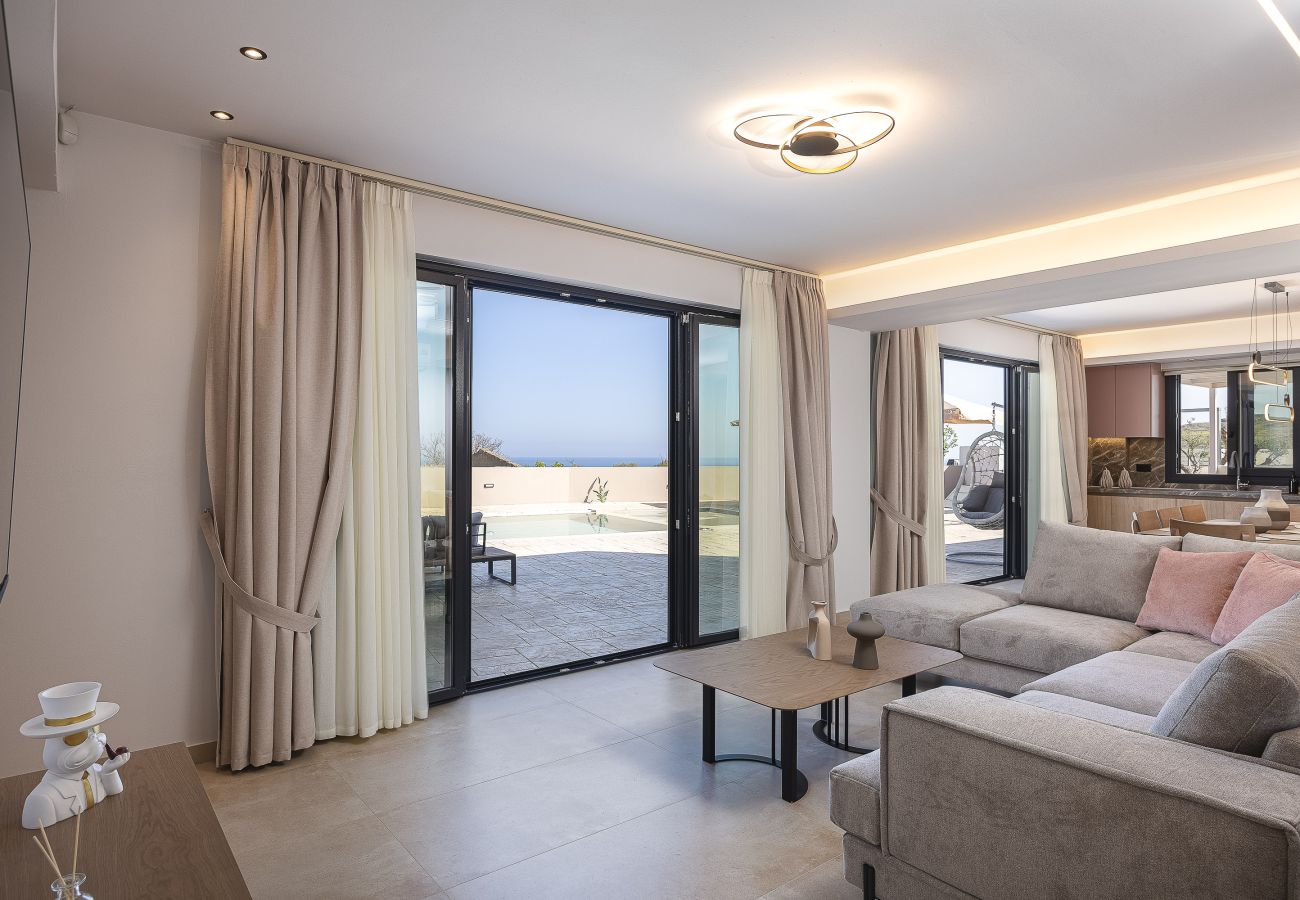 Villa à Panormo - Villa Azure – Luxury Sea View Villa