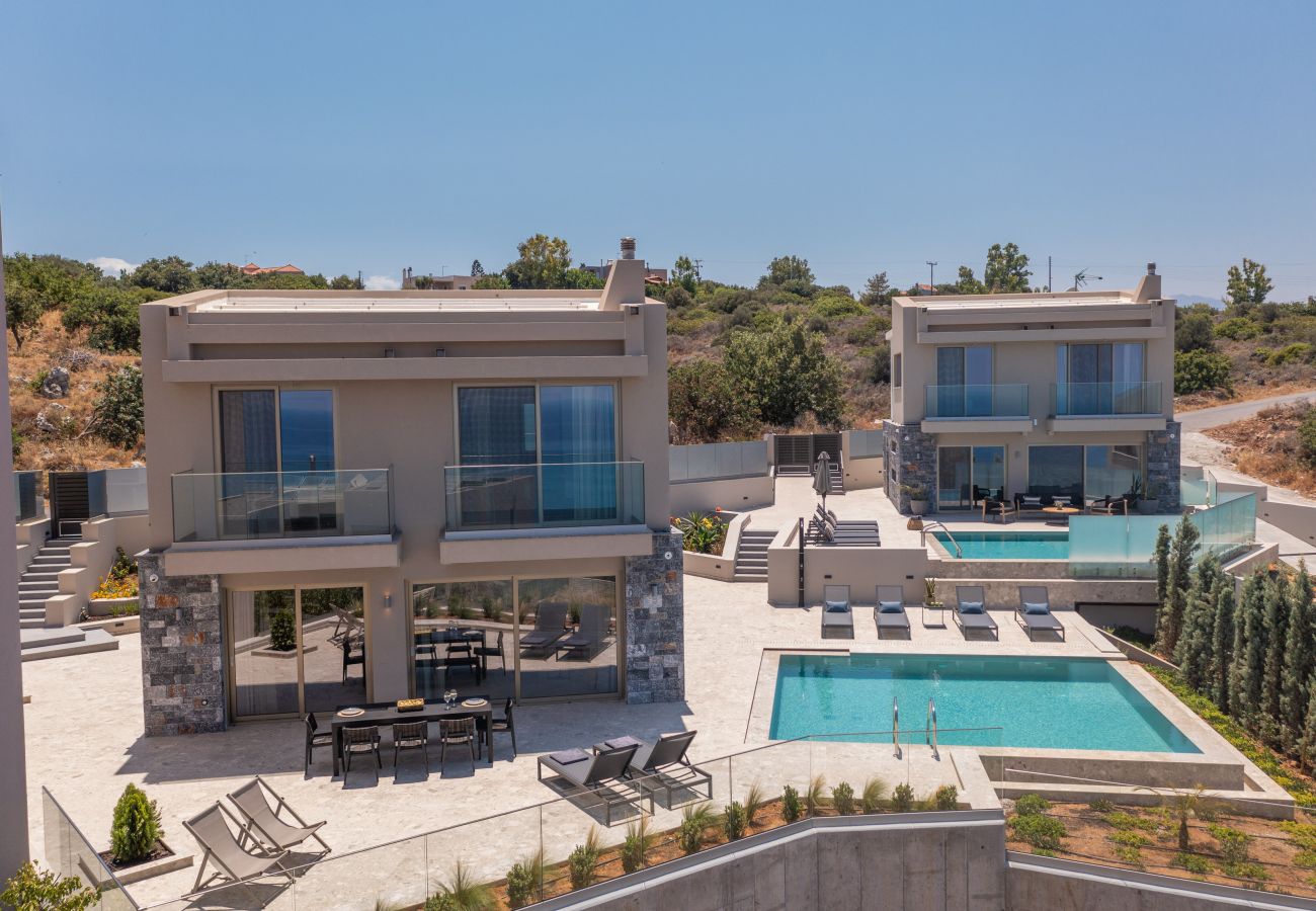 Villa in Atsipopoulo - Luxury Villa AQUA With 2 Private Pools