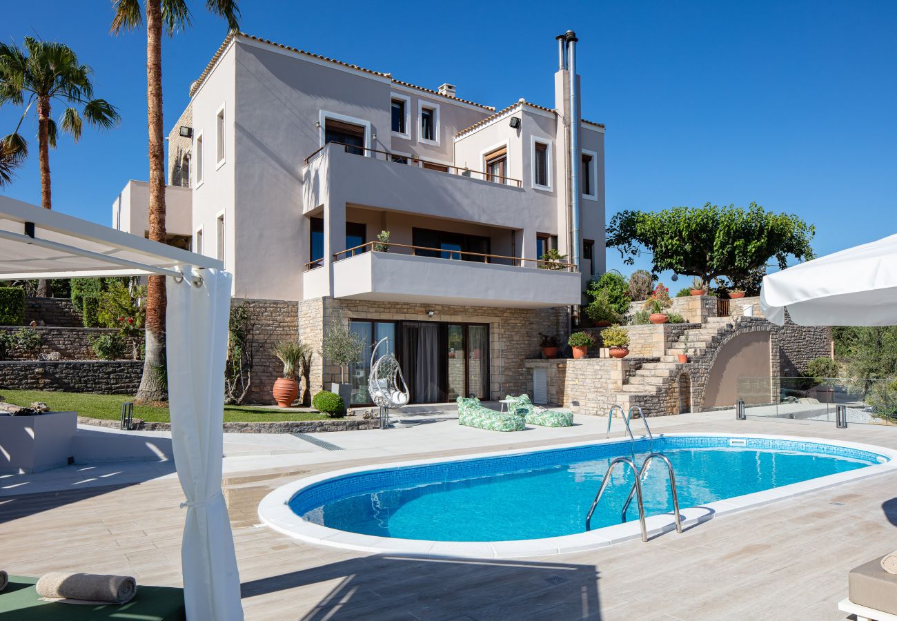 Villa in Tria Monastiria - Luxury Villa Natura - With Private Heated Pool