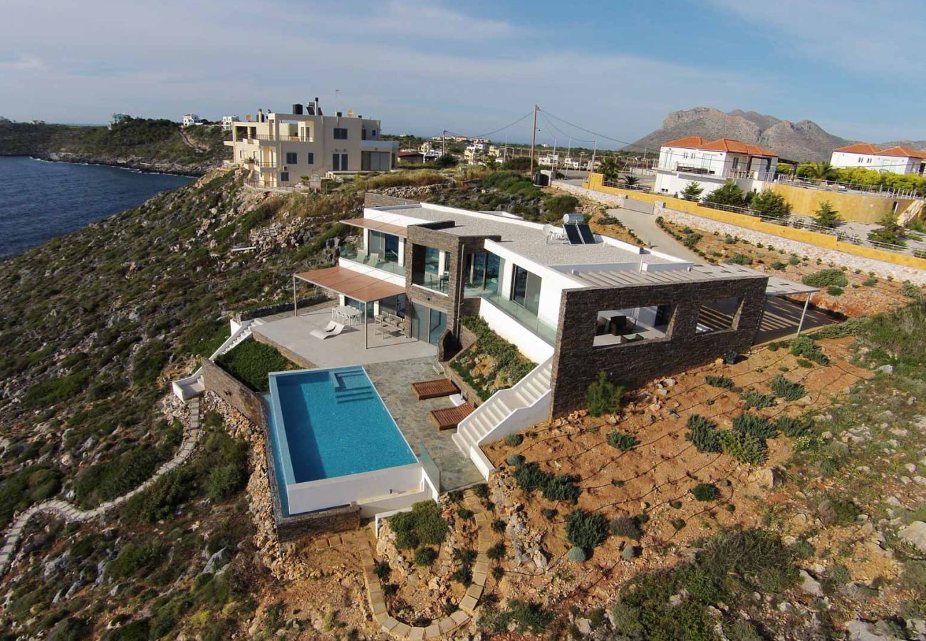 Villa in Stavros - Luxurious Villa Kyma - With Private Heated Pool 