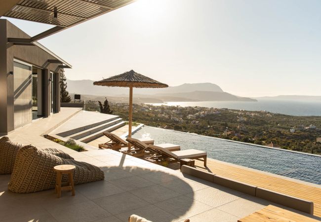 Villa in Almirida - Luxurious Villa Milena - With Private Heated Pool Villa in Almirida - Luxurious Villa Milena - With Private Heated Pool