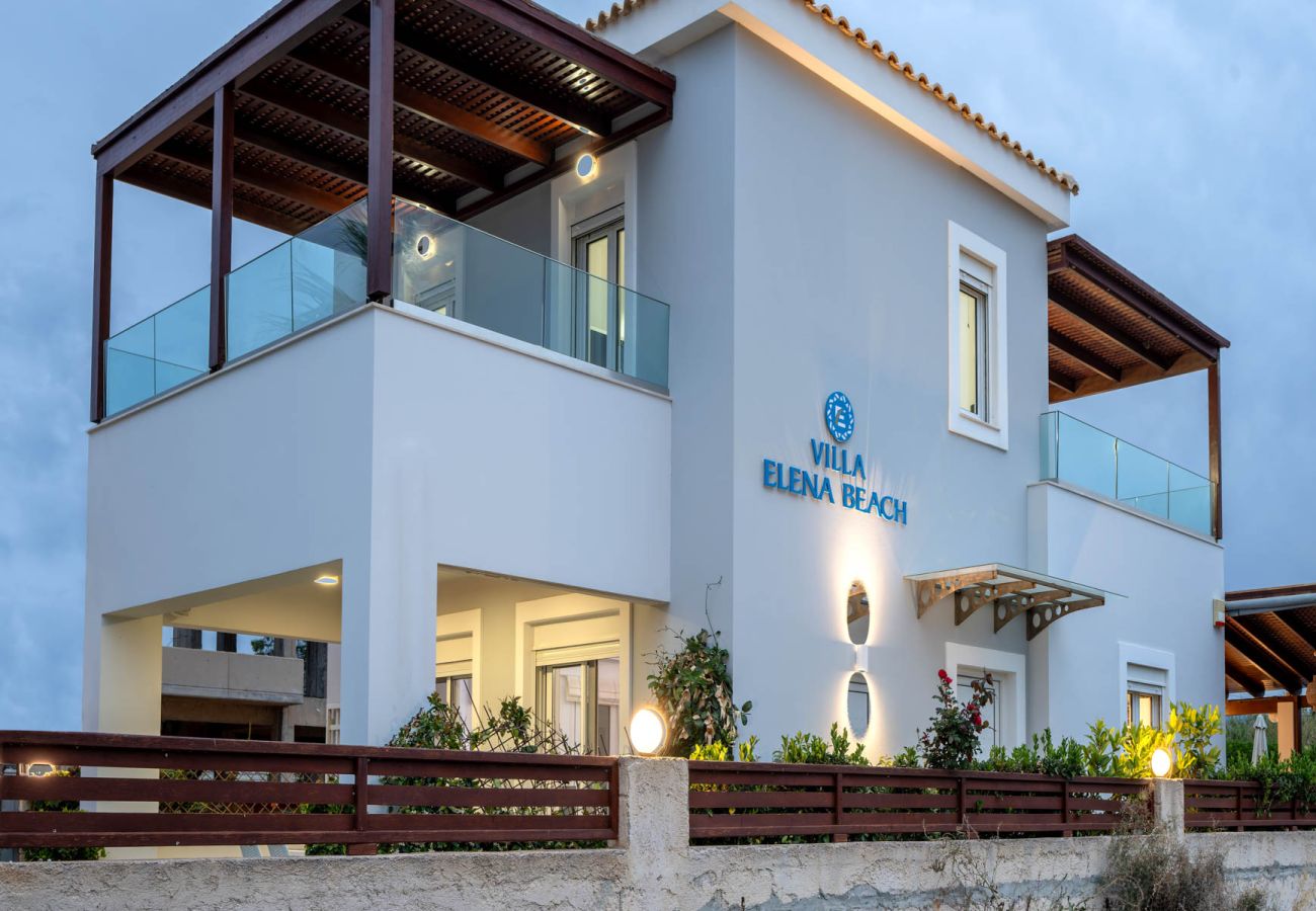 Villa in Sfakaki - Villa Elena Beach - With Private Heated Pool