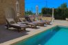 Villa in Saitoures - Villa Methorion Maner - With Private Pool